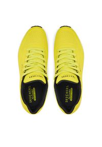 skechers - Skechers Sneakersy Uno - Stand On Air 52458/NYLM Żółty. Kolor: żółty. Materiał: skóra #5