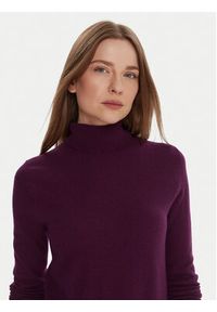 United Colors of Benetton - United Colors Of Benetton Golf 1002D2348 Fioletowy Regular Fit. Typ kołnierza: golf. Kolor: fioletowy. Materiał: wełna #3