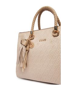 Liu Jo Torebka AA6086 T384A Beżowy. Kolor: beżowy. Materiał: skórzane #4