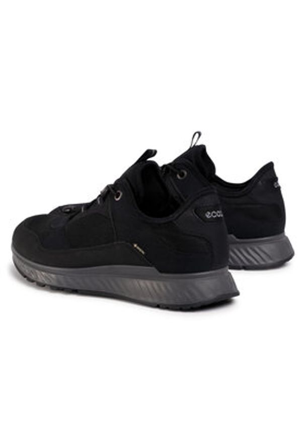 ecco - ECCO Półbuty Exostride M GORE-TEX 83533400001 Czarny. Kolor: czarny. Materiał: materiał