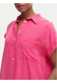Iconique Sukienka koszulowa Quinn IC26-060 Różowy ciemny Relaxed Fit. Kolor: różowy. Materiał: lyocell. Typ sukienki: koszulowe #3
