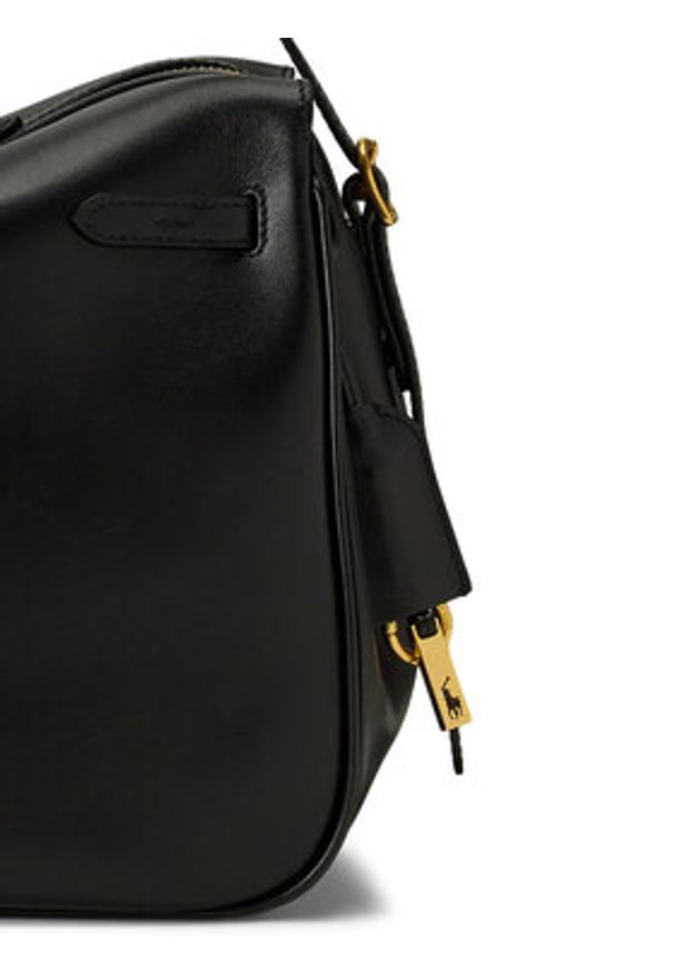 Polo Ralph Lauren Torebka 428955416001 Czarny. Kolor: czarny. Materiał: skórzane