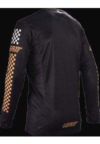 LEATT - Bluza rowerowa męska Leatt Jersey MTB Enduro 4.0. Kolor: czarny. Materiał: jersey