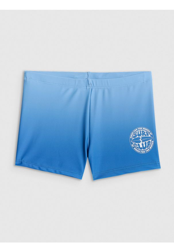 4f - 4F Kąpielówki chłopięce - niebieskie 146/152 (10-12 lat). Kolor: wielokolorowy. Materiał: materiał