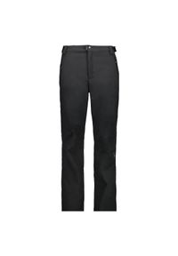 Spodnie softshell męskie CMP Long. Kolor: czarny. Materiał: softshell. Sport: turystyka piesza #1