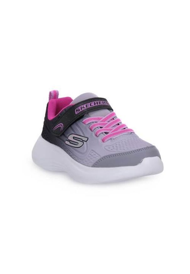 skechers - Buty do chodzenia dla dzieci Skechers Nvmt Flutter. Zapięcie: rzepy. Kolor: szary, wielokolorowy. Materiał: syntetyk, materiał, tkanina, guma. Szerokość cholewki: normalna. Model: Skechers Sport. Sport: turystyka piesza