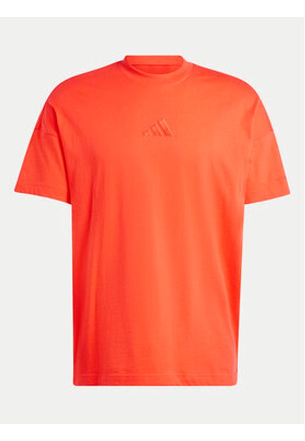 Adidas - adidas T-Shirt ALL SZN IY4139 Pomarańczowy Loose Fit. Kolor: pomarańczowy. Materiał: bawełna