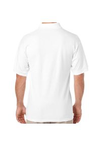 GILDAN - Koszulka Polo Dla Dorosłych Unisex DryBlend. Typ kołnierza: polo. Kolor: biały
