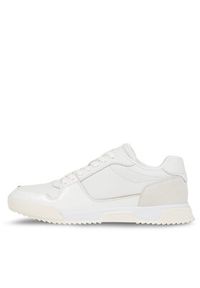 Calvin Klein Sneakersy Low Top Lace Up Lth HM0HM01173 Biały. Kolor: biały. Materiał: skóra