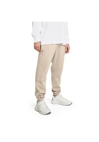 Spodnie treningowe męskie Under Armour Essential Fleece Joggers. Kolor: brązowy #1