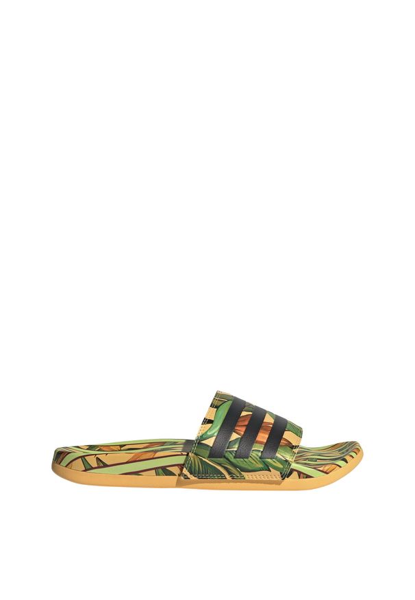 Adidas - Buty adilette Comfort. Okazja: na co dzień. Kolor: żółty, wielokolorowy, czarny. Styl: elegancki, casual