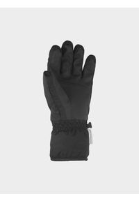 4f - Rękawice narciarskie Thinsulate© damskie - czarne. Kolor: czarny. Materiał: syntetyk, materiał. Technologia: Thinsulate. Sport: narciarstwo #2