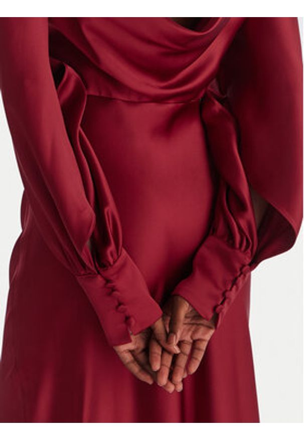 ACCESS FASHION Sukienka wieczorowa 54-3349-237 Czerwony Regular Fit. Kolor: czerwony. Materiał: syntetyk. Styl: wizytowy