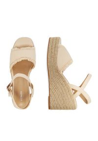 DeeZee Espadryle E0822-4A Beżowy. Kolor: beżowy. Materiał: materiał #2