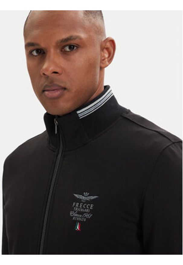 Aeronautica Militare Bluza 261FE1956UF00459 Czarny Regular Fit. Kolor: czarny. Materiał: bawełna