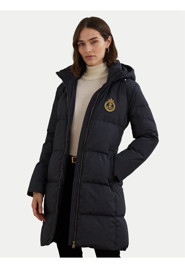 Lauren Ralph Lauren - LAUREN RALPH LAUREN Płaszcz zimowy 297962675002 Granatowy Regular Fit. Kolor: niebieski. Materiał: syntetyk. Sezon: zima