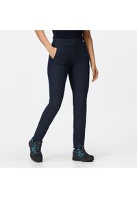Regatta - Damskie spodnie Pentre Stretch granatowe. Kolor: niebieski. Materiał: poliester, elastan. Sport: wspinaczka #1