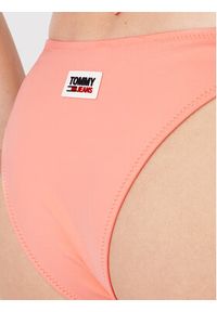 Tommy Jeans Dół od bikini UW0UW03373 Pomarańczowy. Kolor: pomarańczowy. Materiał: syntetyk