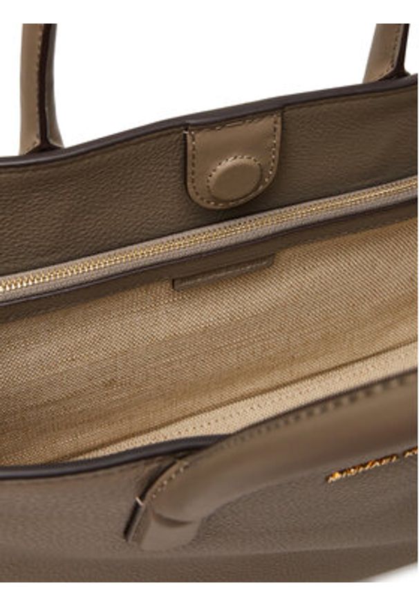 MICHAEL Michael Kors Torebka Scarlett 30F4GETS2L Beżowy. Kolor: beżowy. Materiał: skórzane
