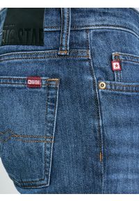 Big-Star - Jeansy męskie dopasowane granatowe Terry High Waist 552. Okazja: na co dzień. Stan: podwyższony. Kolor: niebieski. Styl: casual, klasyczny #2