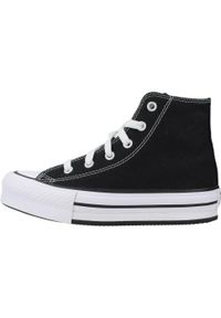 Obuwie Sportowe Dziecięce Converse Chuck Taylor All Star Lift Platform Czarny. Okazja: na co dzień. Kolor: czarny. Materiał: tkanina. Model: Converse All Star