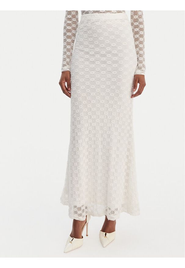 BARDOT - Bardot Spódnica maxi 59740SB Biały Regular Fit. Kolor: biały. Materiał: bawełna