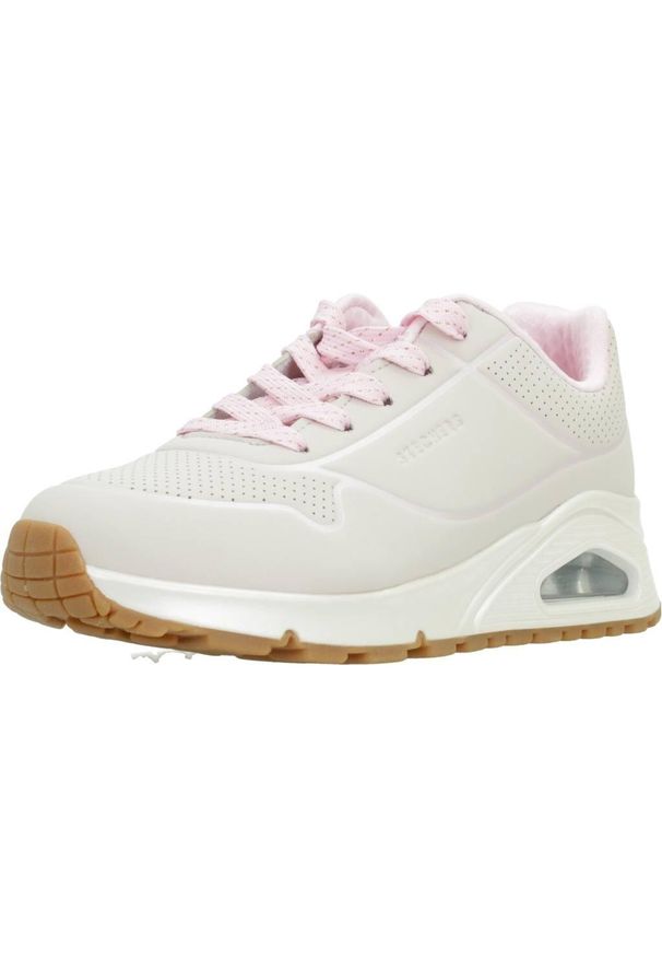 skechers - Tenisówki Skechers Model Uno Gen1 Kolor Rose. Kolor: różowy. Materiał: syntetyk, tkanina. Model: Skechers Sport. Sport: turystyka piesza