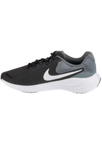 Buty do biegania męskie Nike Revolution 7. Kolor: szary. Materiał: guma, syntetyk, tkanina, materiał. Model: Nike Revolution. Sport: bieganie