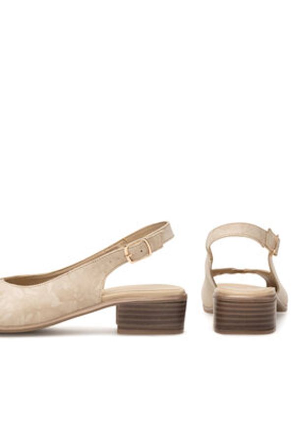 Go Soft Sandały WI23-LUCY-04 Beżowy. Kolor: beżowy. Materiał: skóra