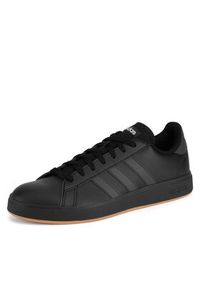 Adidas - adidas Sneakersy GRAND COURT BASE 2.0 JH9365 Czarny. Kolor: czarny. Materiał: syntetyk, materiał #2