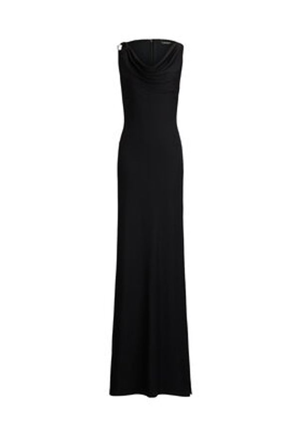Lauren Ralph Lauren - LAUREN RALPH LAUREN Sukienka wieczorowa 253971057001 Czarny Slim Fit. Kolor: czarny. Materiał: syntetyk. Styl: wizytowy