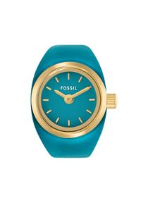 Fossil Zegarek Watch Ring ES5415 Turkusowy. Kolor: turkusowy #1