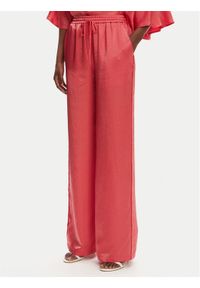 Pinko - PINKO Spodnie materiałowe 104595 A2BU N55 Koralowy Regular Fit. Kolor: pomarańczowy. Materiał: syntetyk
