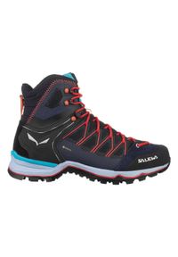 Buty Trekkingowe Damskie Salewa Mtn Trainer Lite Mid Gtx. Kolor: zielony, niebieski, różowy, wielokolorowy