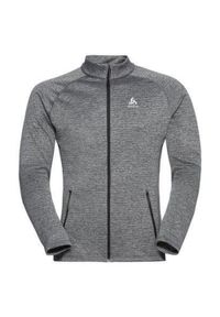 Bluza polarowa męska Odlo Mid TENCIA zapinana na zamek. Kolor: szary. Materiał: polar