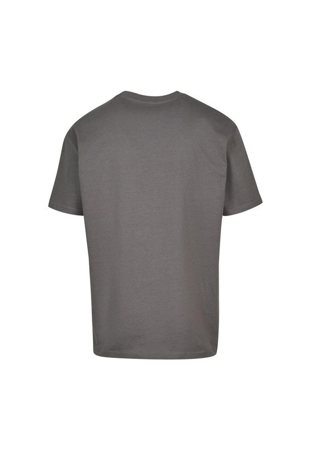 BUILD YOUR BRAND - Ponadwymiarowa Koszulka Dla Dorosłych Unisex Heavyweight. Kolor: szary