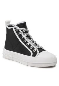 MICHAEL Michael Kors Trampki Evy High Top 43S3EYFE6D Czarny. Kolor: czarny. Materiał: materiał