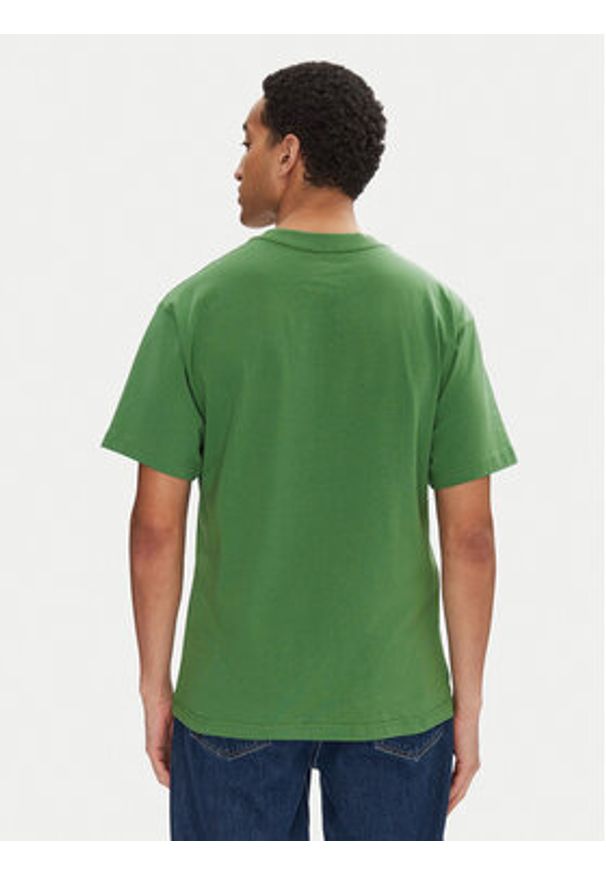 Vans T-Shirt Left Chest II VN000P1P Zielony Loose Fit. Kolor: zielony. Materiał: bawełna