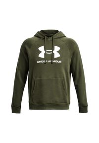 Bluza fitness męska Under Armour Rival Fleece Logo HD. Kolor: zielony. Sport: fitness #1