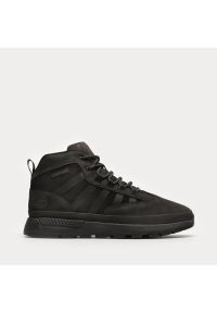 Sneakersy męskie Timberland Euro Trekker MID LACE UP SNEAKER JET BLACK. Kolor: czarny