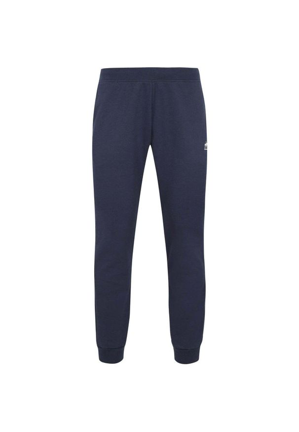 Spodnie Le Coq Sportif Essential, Mężczyźni. Kolor: niebieski. Materiał: materiał, poliester, bawełna. Sport: fitness
