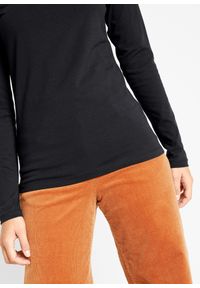 bonprix - Bluzka z długim rękawem (2 szt.). Typ kołnierza: golf. Kolor: czarny. Materiał: bawełna. Długość rękawa: długi rękaw. Długość: długie #2