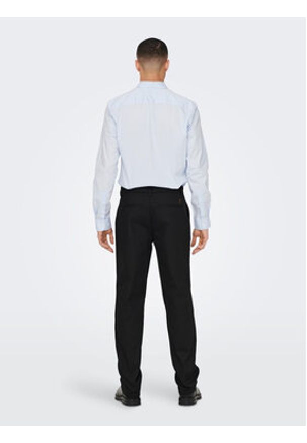 Only & Sons Spodnie materiałowe Edge-Ed 22024468 Czarny Relaxed Fit. Kolor: czarny. Materiał: bawełna