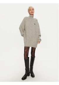 ROTATE Golf Drandy 113128039 Szary Regular Fit. Typ kołnierza: golf. Kolor: szary. Materiał: wełna, syntetyk #5