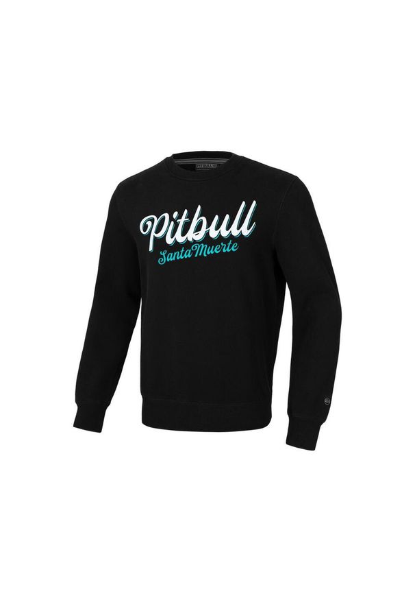 PITBULL - Bluza męska Pitbull Santa Muerte. Kolor: czarny. Sport: fitness