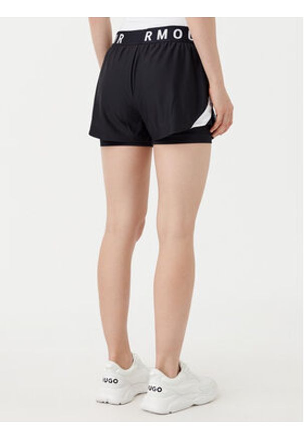 Under Armour Szorty sportowe Ua Play Up 2-In-1 1351981 Czarny Loose Fit. Kolor: czarny. Materiał: syntetyk