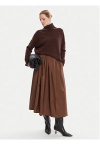 Weekend Max Mara Spódnica trapezowa Zarda 2525106031 Brązowy Regular Fit. Kolor: brązowy. Materiał: syntetyk #3