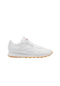 Buty do chodzenia męskie Reebok Classic Leather. Zapięcie: sznurówki. Kolor: biały. Materiał: guma, materiał, skóra, tkanina. Szerokość cholewki: normalna. Model: Reebok Classic. Sport: turystyka piesza