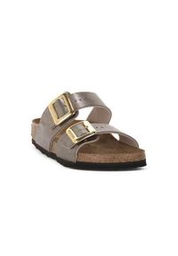 Klapki damskie Birkenstock Sydney. Kolor: żółty. Materiał: materiał, syntetyk