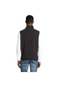 SOL'S - Ocieplacz Na Ciało Dla Dorosłych Unisex Factor Fleece Zapinany Na Zamek. Kolor: czarny